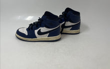 Load image into Gallery viewer, Nike Kids Air Jordan 1 Retro High OG Blue White Lace-Up Sneaker Shoes Size 9C
