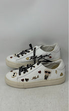 Load image into Gallery viewer, Karl Lagerfeld Womens Cate Pins White Leather Lace-Up Sneaker Shoes Size 8
