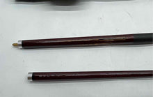 Load image into Gallery viewer, Sportcraft Black Brown Wooden Two-Piece Billiard Cue Stick With Hard Case
