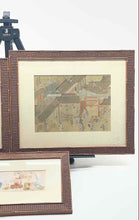 Load image into Gallery viewer, Set Of 3 Pcs Smith's Multicolor Square Framed Art Gallery Picture Painting
