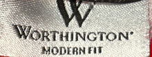 Load image into Gallery viewer, Worthington Womens Red Modern Fit Cuffed Straight Leg Cropped Dress Pants Sz 10
