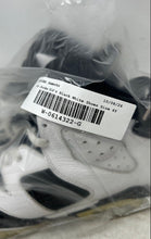 Load image into Gallery viewer, Nike Boys Air Jordan 6 Retro 384665-101 Black White Leather Sneakers Shoes Sz 6Y
