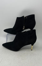 Load image into Gallery viewer, Brian Atwood Womens Black Suede Side Zip Stiletto Heel Ankle Booties Size 9.5
