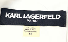 Load image into Gallery viewer, Karl Lagerfeld Paris Womens White Back Zip Maxi Dress Size 14 With Tag
