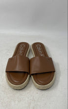 Load image into Gallery viewer, Calvin Klein Womens Trea Brown Open Toe Slip-On Slide Sandals Size 7.5M
