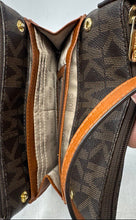 Load image into Gallery viewer, Michael Kors Womens Fulton Brown Monogram Print Leather Crossbody Bag
