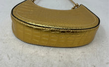 Load image into Gallery viewer, Aldo Womens Sheina Gold Animal Embossed Chain Strap Convertible Shoulder Bag
