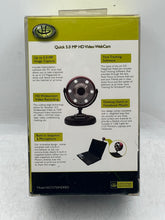 Load image into Gallery viewer, Gear Head WCF 2750 HDRED Black And Red Portable 5.0 MP USB Web Cam
