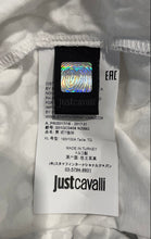 Load image into Gallery viewer, Authentic Just Cavalli Mens White Printed Short Sleeve Pullover T-Shirt Size XL
