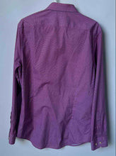 Load image into Gallery viewer, Banana Republic Mens Purple Collared Long Sleeve Dress Shirt Size M
