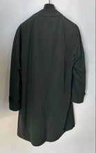 Load image into Gallery viewer, London Fog Mens Green Long Sleeve Regular Fit Button Front Trench Coat Size 40
