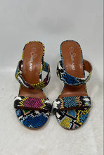 Load image into Gallery viewer, Shoe Land Womens Reegan Multicolor Animal Print Slip-On Slide Sandals Size 7
