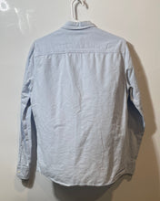 Load image into Gallery viewer, Forever 21 Mens Sky Blue Long Sleeve Collared Front Pocket Button-Up Shirt Sz S
