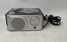 Load image into Gallery viewer, RCA Model RP4803A Dual Wake Black Gray Wired CD Clock Radio Untested
