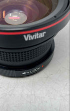 Load image into Gallery viewer, Vivitar Black Zoom 0.42X Fisheye Multi-Coated Macro Video Lens Not Tested
