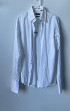 Load image into Gallery viewer, Boss Hugo Boss Mens White Long Sleeve Regular Fit Dress Shirt Size 16 34/35
