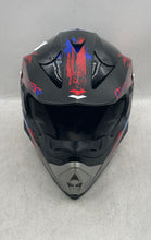 Load image into Gallery viewer, Oumurs Youth 125 Multicolor DOT Approved Full-Face Motocross Helmet Size L
