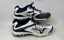 Load image into Gallery viewer, Mizuno Womens Wave Lightning Z3 430228_0051 Blue White Volleyball Shoes Sz 11.5
