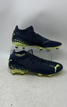 Load image into Gallery viewer, Puma Mens Future Z 2.4 Fg Black Green Lace-Up Football Cleats Size 8.5
