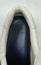 Load image into Gallery viewer, Authentic Tory Burch Womens Carter White Blue Leather Sneakers Shoes Size 9 M
