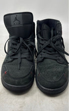 Load image into Gallery viewer, Nike Mens Air Jordan 1 Mid SE Craft FD8634-001 Black Leather Sneakers Shoes Sz 9
