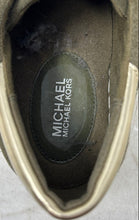 Load image into Gallery viewer, Michael Kors Womens Frankie Green Gold-Tone Lace-Up Sneaker Shoes Size 7.5 M
