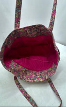 Load image into Gallery viewer, Vera Bradley Womens Multicolor Floral Inner Divider Double Handle Tote Bag
