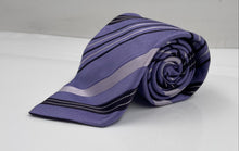 Load image into Gallery viewer, Giorgio Armani Mens Multicolor Striped Silk Adjustable Pointed Tie One Size
