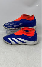 Load image into Gallery viewer, Adidas Kids Predator 24 League Laceless TF Blue Orange White Sneaker Shoes 4.5
