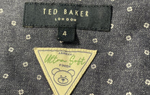 Load image into Gallery viewer, Ted Baker Mens Light Blue Ultra Soft Spread Collar Long Sleeve Dress Shirt Sz 4

