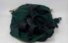 Load image into Gallery viewer, Kipling Womens Green Black Adjustable Strap Bag Charm Drawstring Backpack
