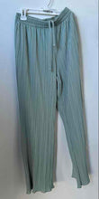 Load image into Gallery viewer, Vans Womens Green Ribbed Drawstring Elastic Waist Trouser Pants Size Small
