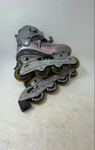 Load image into Gallery viewer, Roller Derby Womens Hybrid Elite G900 Gray Pink Anti-Shock Inline Skates Size 8
