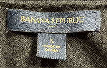 Load image into Gallery viewer, Banana Republic Womens Black Knitted Long Sleeve Cardigan Sweater Size Small

