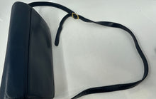 Load image into Gallery viewer, Authentic Etienne Aigner Womens Navy Blue Adjustable Strap Crossbody Purse
