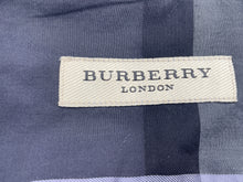 Load image into Gallery viewer, Authentic Burberry London Mens Black Gray Plaid Cotton Dress Shirt 14.5 Stained
