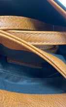 Load image into Gallery viewer, Sam &amp; Hadley Womens Brown Floral Embroidered Adjustable Strap Crossbody Handbag
