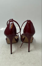 Load image into Gallery viewer, Steve Madden Womens Wiley WILE04S1 Burgundy Open Toe Ankle Strap Heels Size 6.5M
