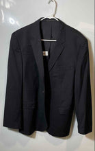 Load image into Gallery viewer, Hugo Boss Guabello Mens Black Long Sleeve Notch Lapel One-Button Blazer Size 44S
