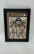 Load image into Gallery viewer, Small Black Frame Piece Of Australian Aboriginal Lardil Tribal Art Print
