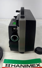 Load image into Gallery viewer, Hanimex 808D Black Regular And Super 8 Silent Movie Projector Not Tested
