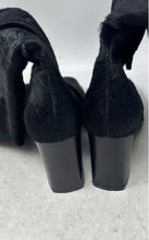 Load image into Gallery viewer, Regina Romero Womens Black Leather Block Heel Side Zip Knee High Boots Size 8.5

