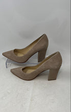 Load image into Gallery viewer, Vince Camuto Womens Candera Beige Leather Pointed Toe High Pump Heels Size 9M
