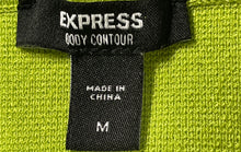 Load image into Gallery viewer, Express Womens Green Sleeveless V-Neck Knitted Pullover Blouse Top Size M

