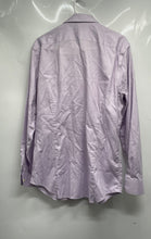 Load image into Gallery viewer, Banana Republic Mens Light Purple Cotton Non-Iron Slim Fit Dress Shirt Size L
