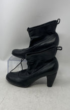 Load image into Gallery viewer, Indigo By Clarks Womens Black Leather Round Toe Block Heel Ankle Boots Size 8.5M
