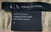 Load image into Gallery viewer, Armani Exchange Womens Gold Slash Pockets Pleated Front Chino Shorts Size 4
