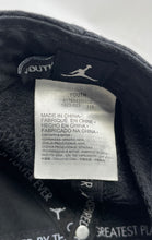 Load image into Gallery viewer, Jordan Kids Black Jumpman Logo Flat-Brim Adjustable Essentials Snapback Cap
