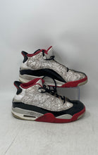Load image into Gallery viewer, Nike Kids Air Jordan Dub Zero DV1360-160 White Red Black Sneaker Shoes Size 7Y
