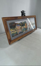 Load image into Gallery viewer, Long Landscape Wall Decor Framed Art Painting Of Sailboats Signed By Felte
